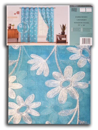 Aarya Embroidered Heavy Sheer Panel