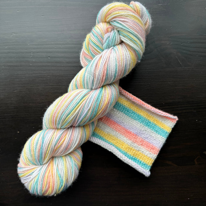 Age Is Just A Number - Self Striping Merino Nylon Sock & DK
