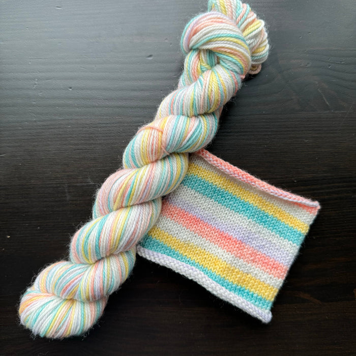 Age Is Just A Number - Self Striping Merino Nylon Sock & DK
