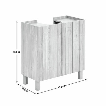 Aliford Undersink Unit - Oak | Ultra-smart Bathroom Space Organizer