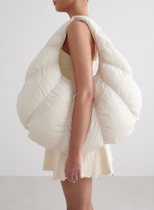 Almond White Croissant Bag