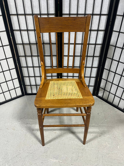 Antique Chair with Cane Seat