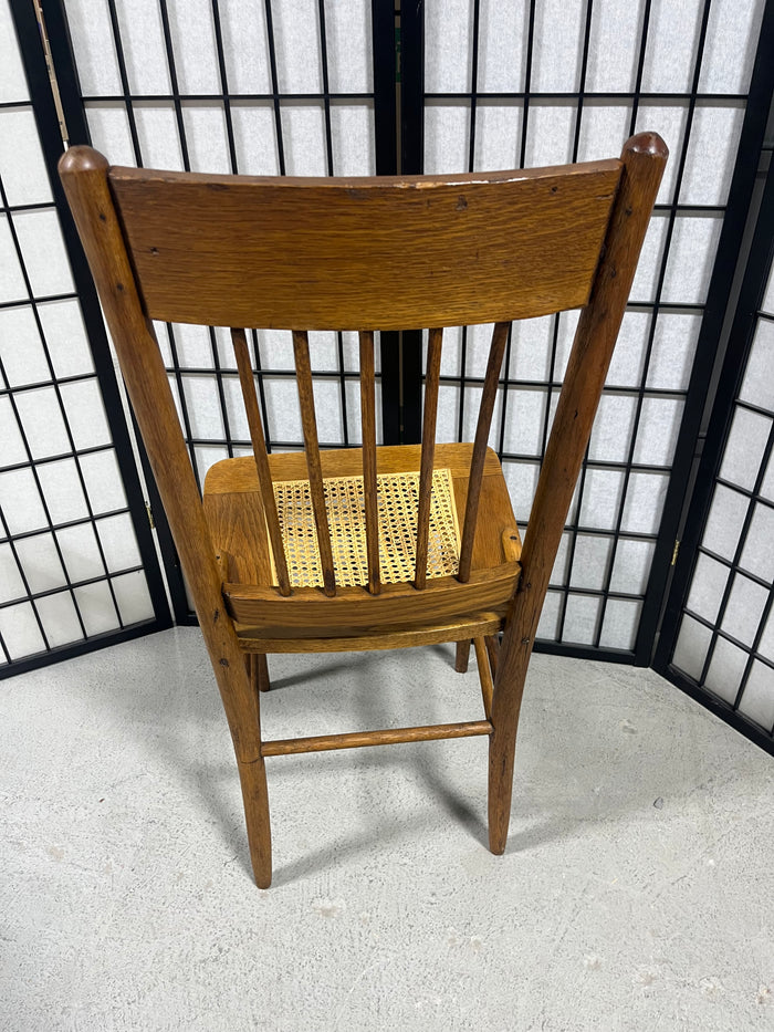 Antique Chair with Cane Seat