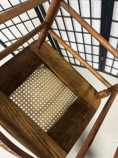 Antique Chair with Cane Seat