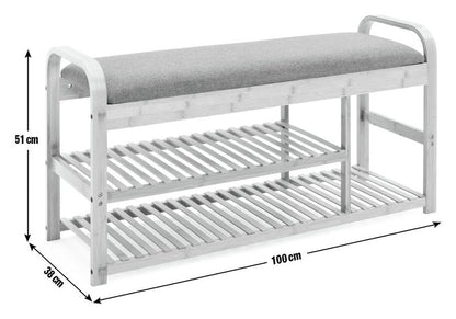 Habitat Apia Shoe Storage Bench - Natural