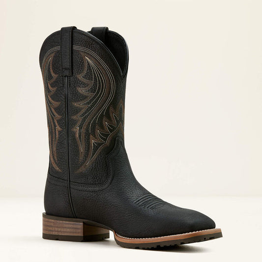 Ariat Men's Hybrid Rancher Cowboy Boot in Jasper Black