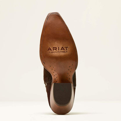 Ariat Women's 18" Laramie StretchFit X Toe Western Boot in French Roast