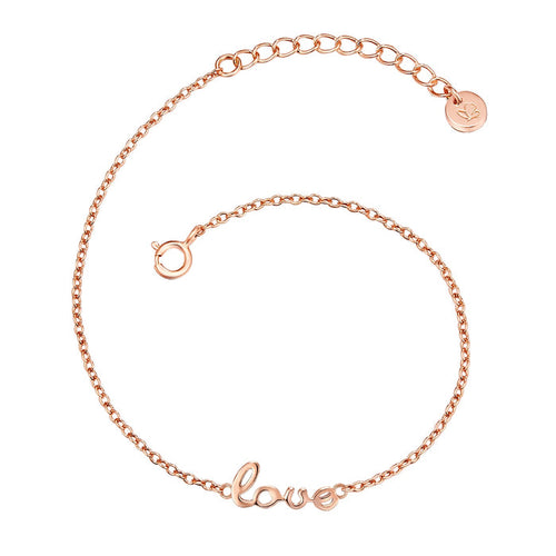 Armband LOVE roségold
