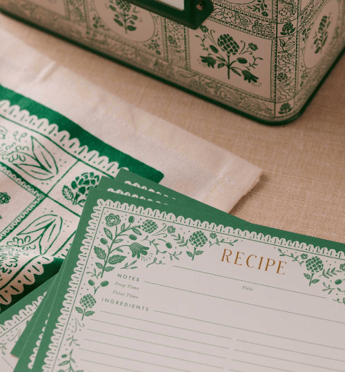 Rifle Paper Co. Artichoke Recipe Cards