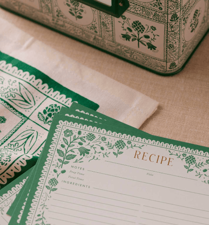 Rifle Paper Co. Artichoke Recipe Cards