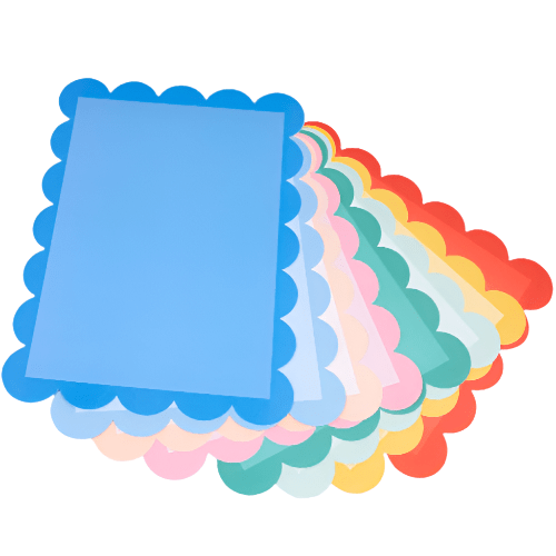 Meri Meri Assorted Wavy Paper Placemats