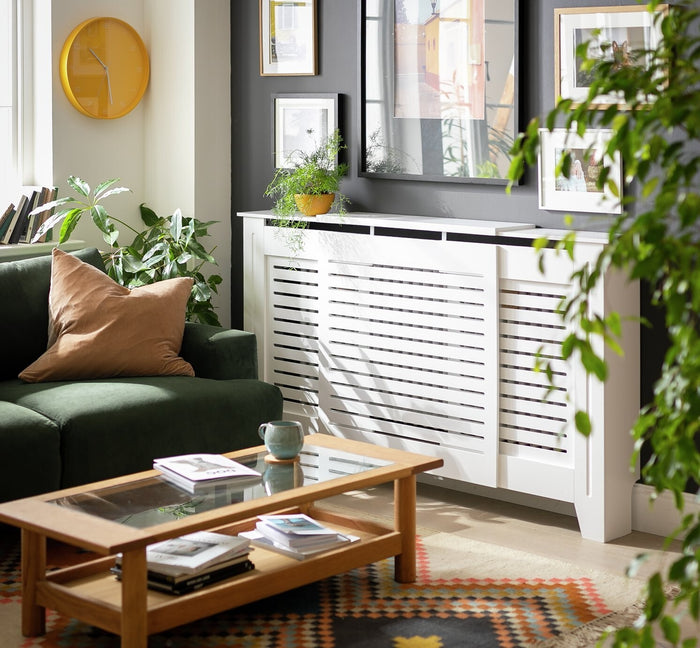 Habitat Austin Extendable Radiator Cover - White ( B Grade 35970 )