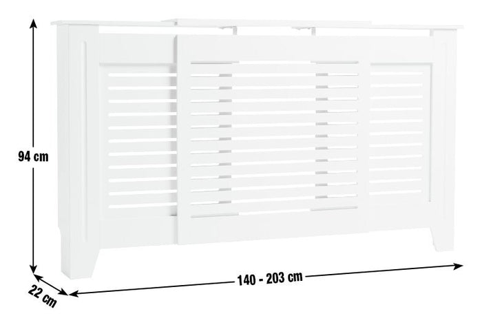 Habitat Austin Extendable Radiator Cover - White ( B Grade 35970 )