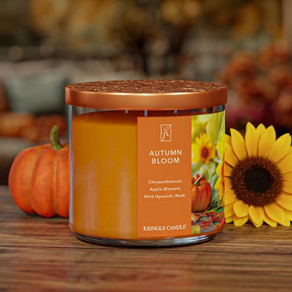 Autumn Bloom 3-Wick Candle