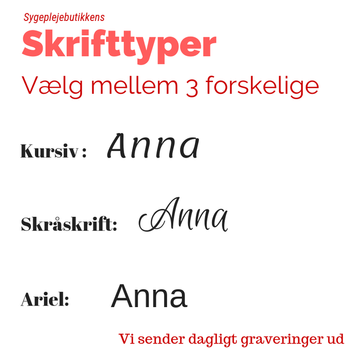 Bandagesax i stål med gravyr