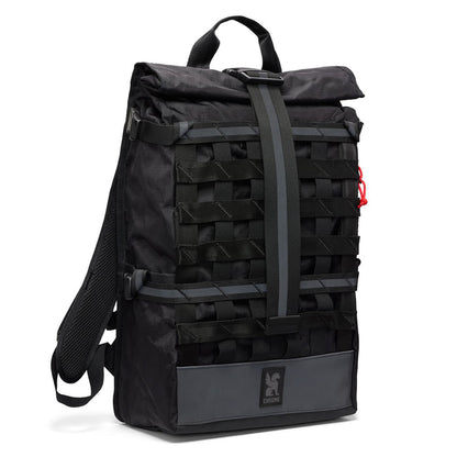 Barrage backpack 22L in reflective black #color_black xrf