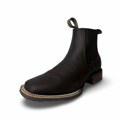 Becerro-Rhino Choco Rodeo Boots – Premium Calfskin Style