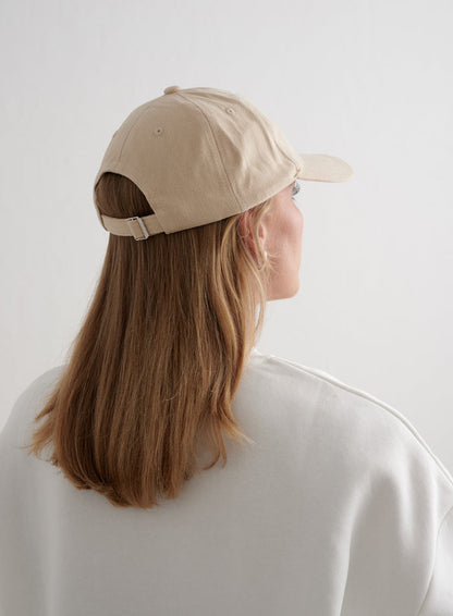 Beige Small Logo Cap