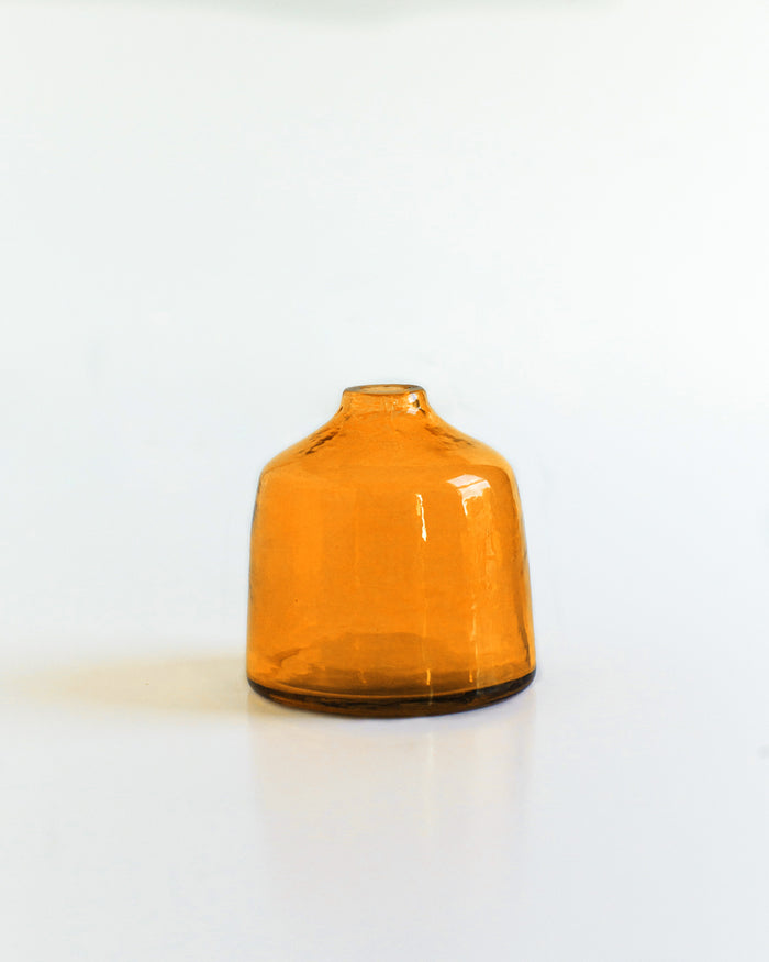 Bella Handblown Hammered Bud Vase