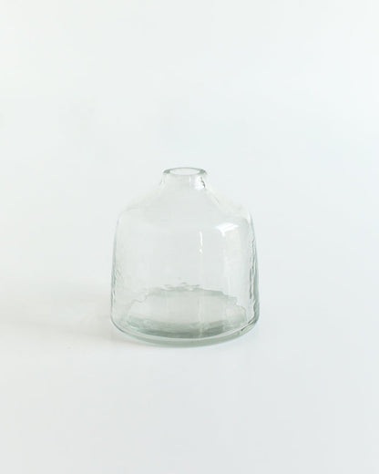 Bella Handblown Hammered Bud Vase