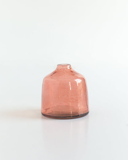 Bella Handblown Hammered Bud Vase