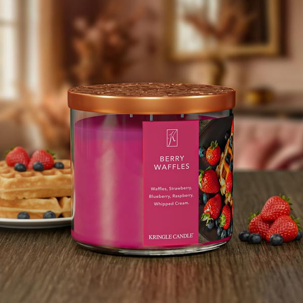 Berry Waffles 3-Wick Candle