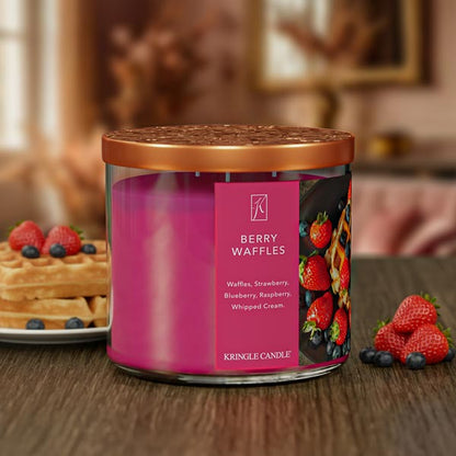 Berry Waffles 3-Wick Candle