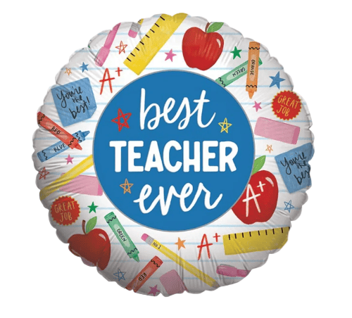 Jenn & Co. Best Teacher Ever Balloon