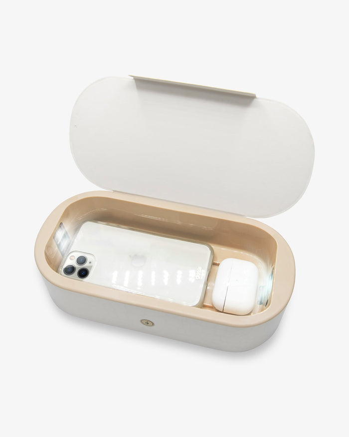 Essentials - Beyond UV+O3 Sanitizing Box- White Croc