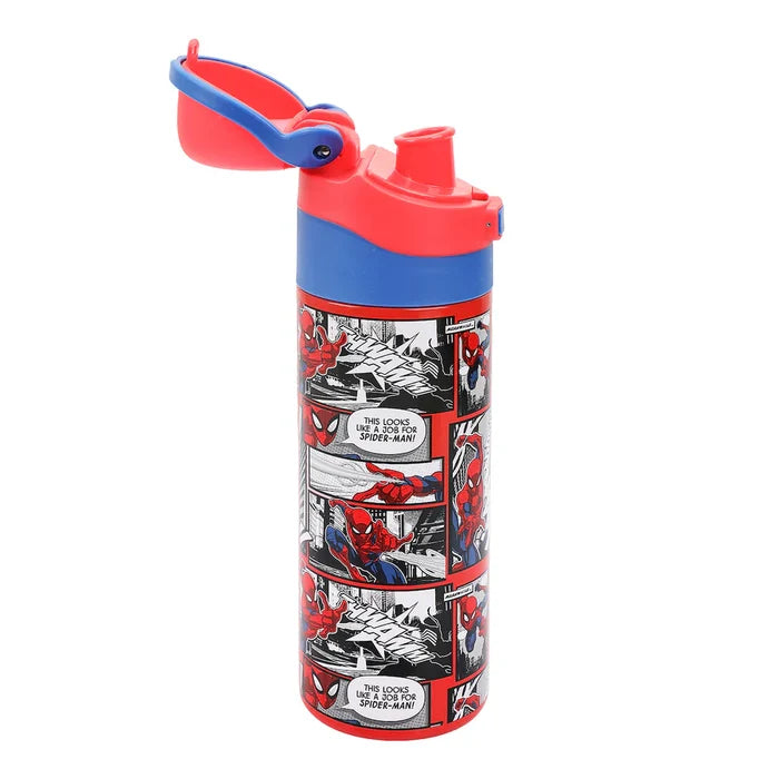 Bioworld Marvel Spider-Man - Comic Panels 24 Oz Stainless Steel Water Bottle