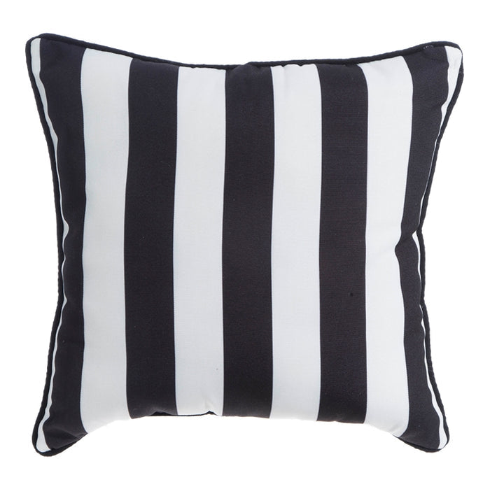 Black and White Stripe Pillow