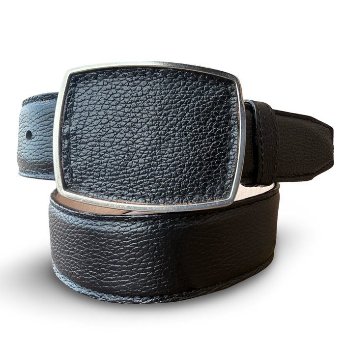 Black Deer Style Leather Belt