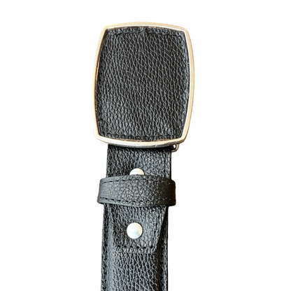 Black Deer Style Leather Belt