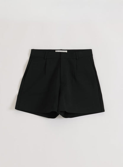 Black Luxe Bermuda Shorts