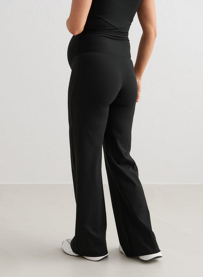 Black Sense Maternity Wide Petite Pants