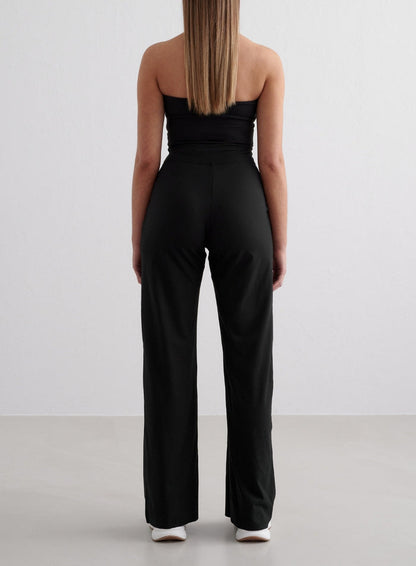 Black Sense Wide Pants