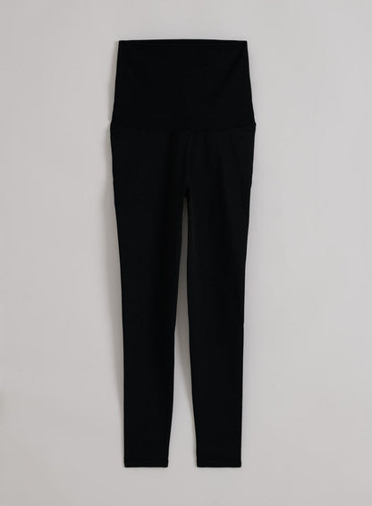 Black Shape Seamless Core Control Tights
