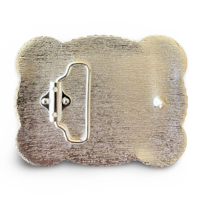 Black & Silver Western Belt Buckle