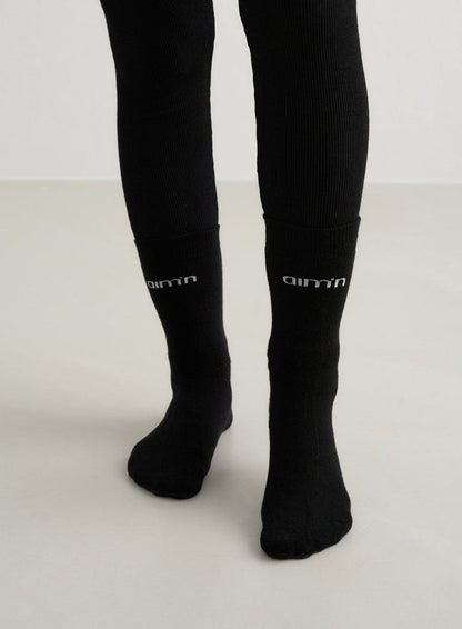 Black Thermo Wool Sock