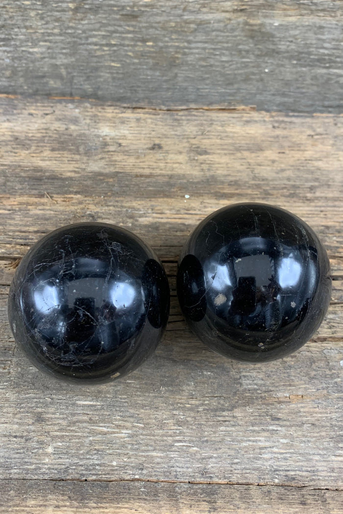 Black Tourmaline Sphere - Zero Point Crystals