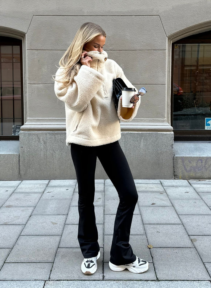 Black Warming Flare Tights
