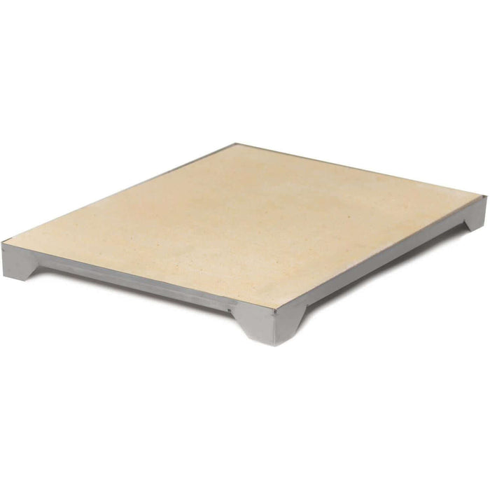 Blaze 14 3/4 Inch Ceramic Pizza Stone With Stainless Steel Tray - BLZ-PZST - Smoker Guru