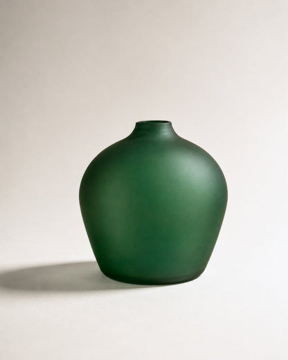 Bloom Handblown Hammered Bud Vase