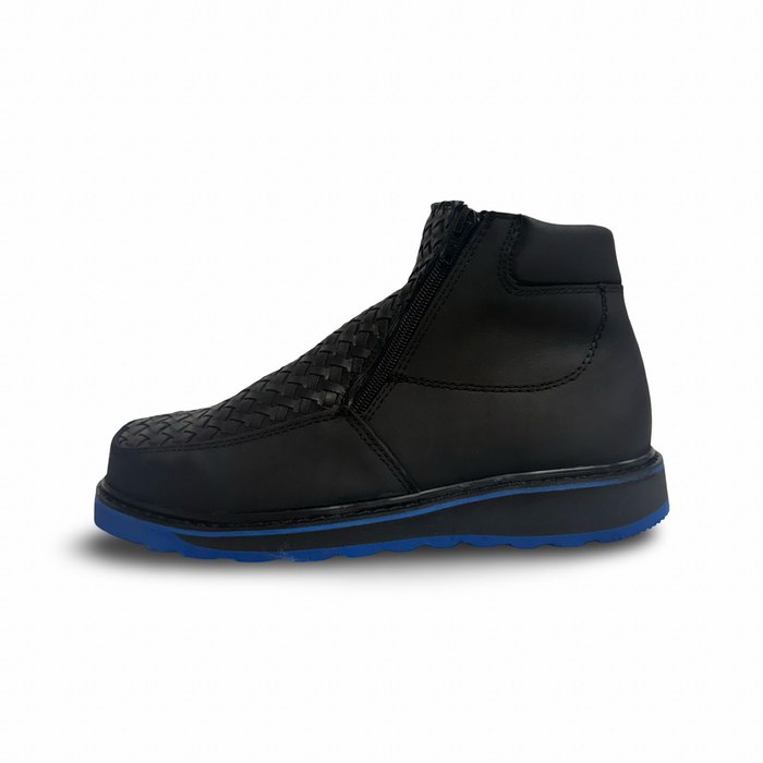 Blue Sole Dual-Zip Knit Walkers