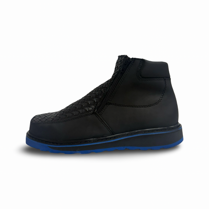 Blue Sole Dual-Zip Knit Walkers