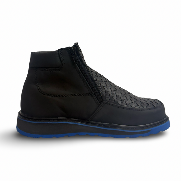 Blue Sole Dual-Zip Knit Walkers