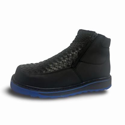 Blue Sole Dual-Zip Knit Walkers