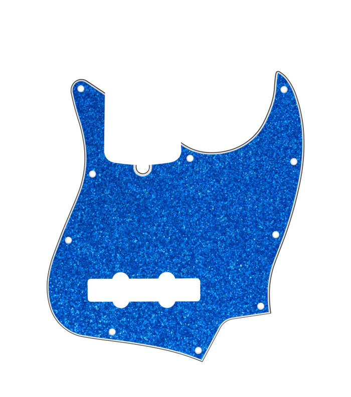 D'Andrea USA Blue Sparkle | J Bass Pickguard