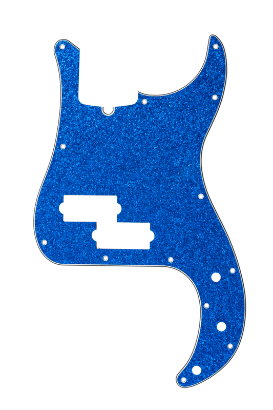 D'Andrea USA Blue Sparkle | P Bass Pickguard