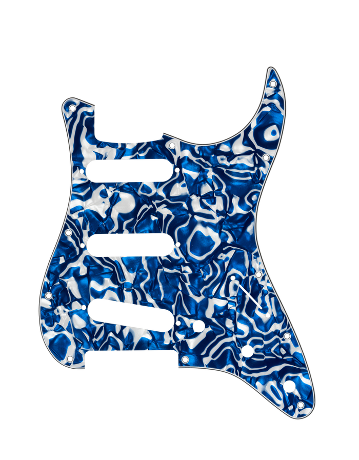 D'Andrea USA Blue Swirl Pearl | Strat Pickguard